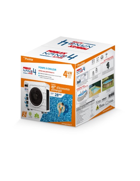 Pompe à chaleur Poolex Nano Action Modèle 4kW