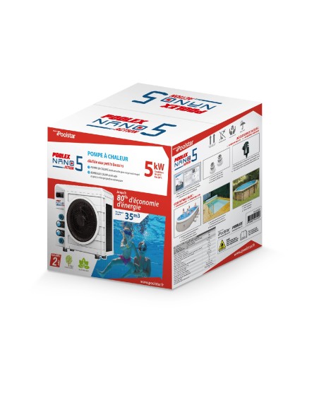 Pompe à chaleur Poolex Nano Action Modèle 5kW