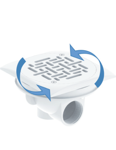 Weltico Design Bodemafvoer (360° rooster)