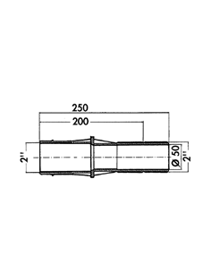 Traversée de paroi Hayward 3350 2