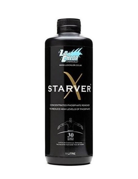 Lo-Chlor: Starver X 1L - élimine les phosphates (spa et piscine)