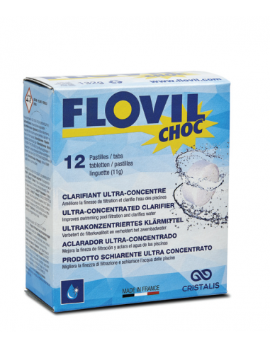Flovil Choc - klaringsmiddel 12 x 11g