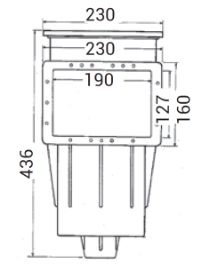 Skimmer premium silencieux petite meurtrière (piscine béton) 2