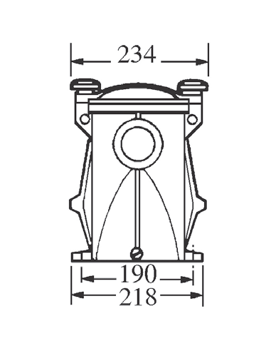 POMPE SUPER POOL II HAYWARD 2 CV MONO - 23 m³/h