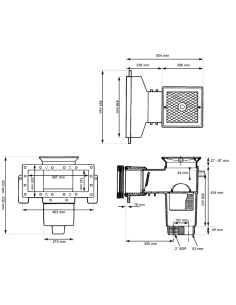 Skimmer AUTO-SKIM grande meurtrière (Liner) SP1085 2