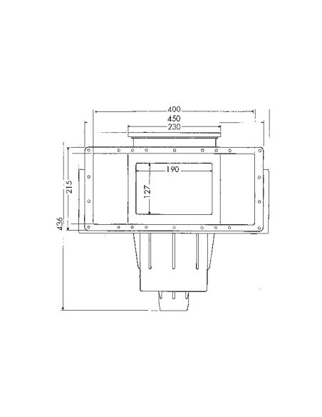 Skimmer premium silencieux grande meurtrière (piscine liner)