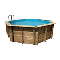 Houten zwembad